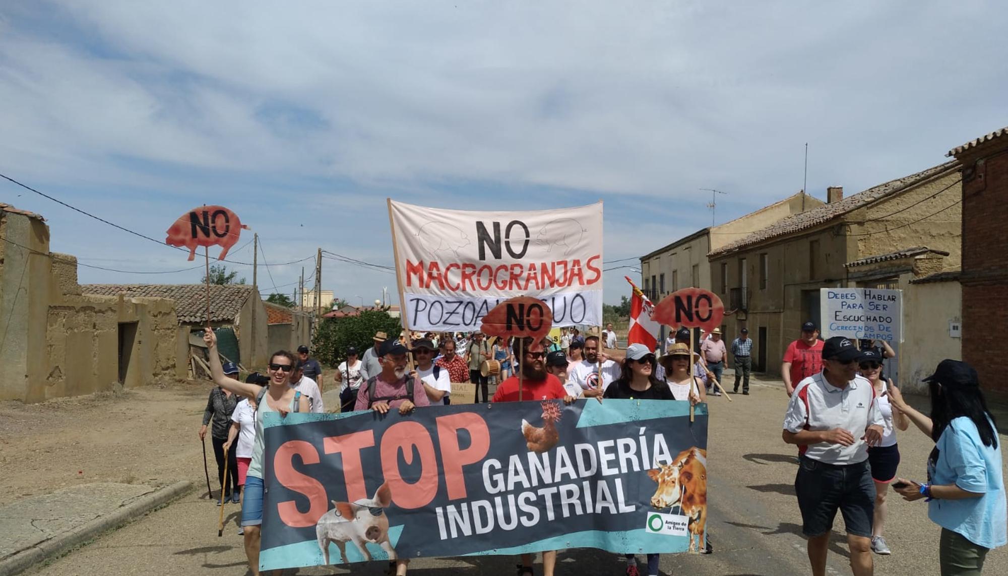 Protesta macrogranja cerecinos